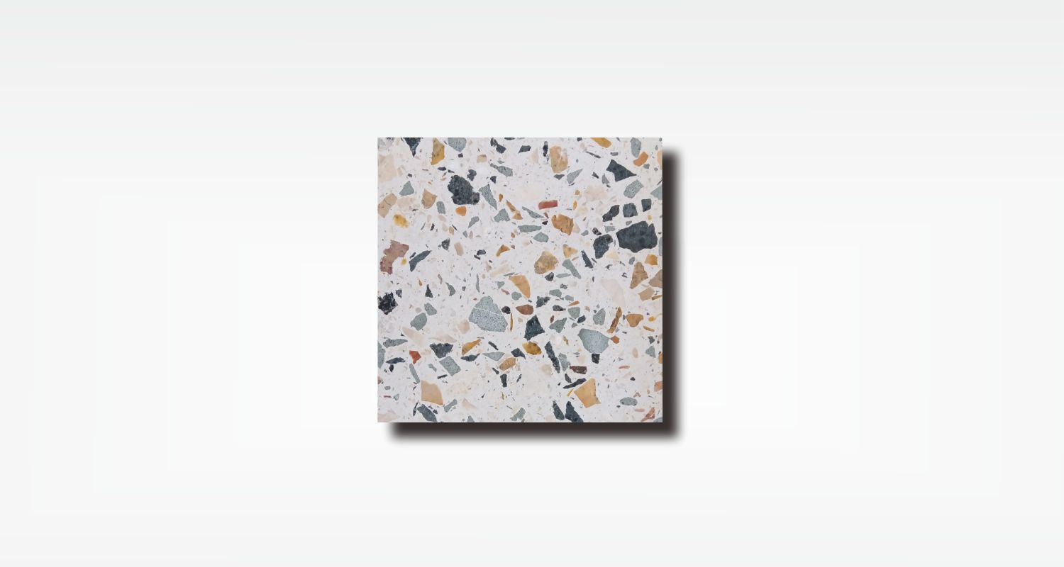 Terramix Terrazzo Cast In Situ - White Pop 