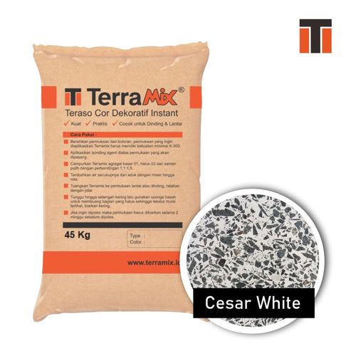 Terramix Terrazzo Cast In Situ - Cesar White