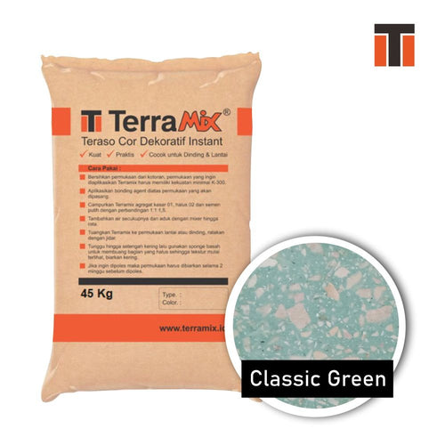 Terramix Terrazzo Cast In Situ - Classic Green