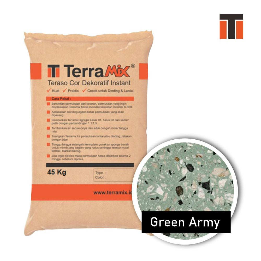 Terramix Terrazzo Cast In Situ - Gray Classic 02 